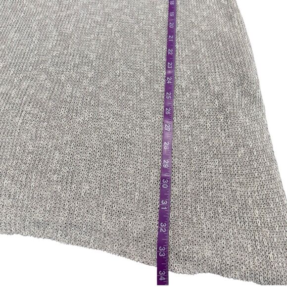 Eileen Fisher Organic Melange Linen Grain Knit Pullover Top Tunic Size XS - Picture 7 of 7